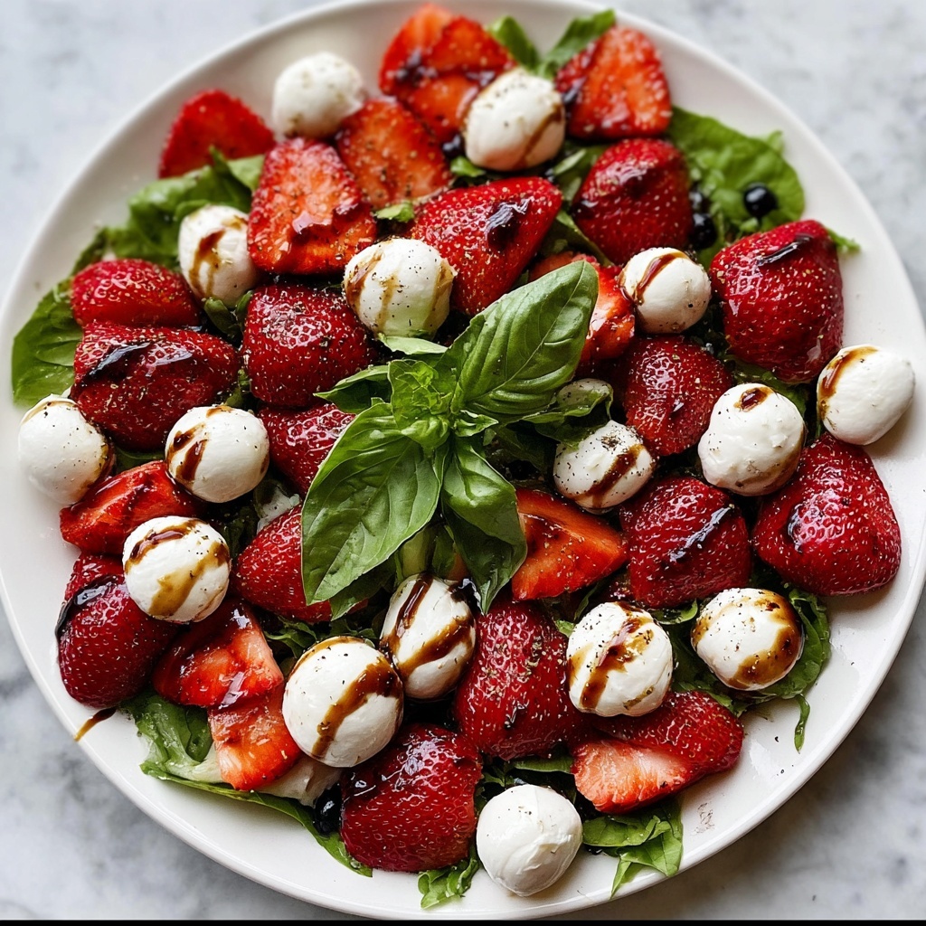 Balsamic Strawberry Caprese Recipe - Recipe Image