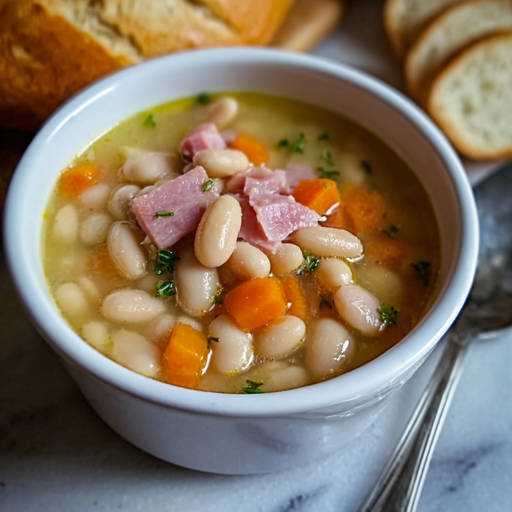 Hearty Ham & White Bean Soup: A Cozy Delight! - Recipe Image