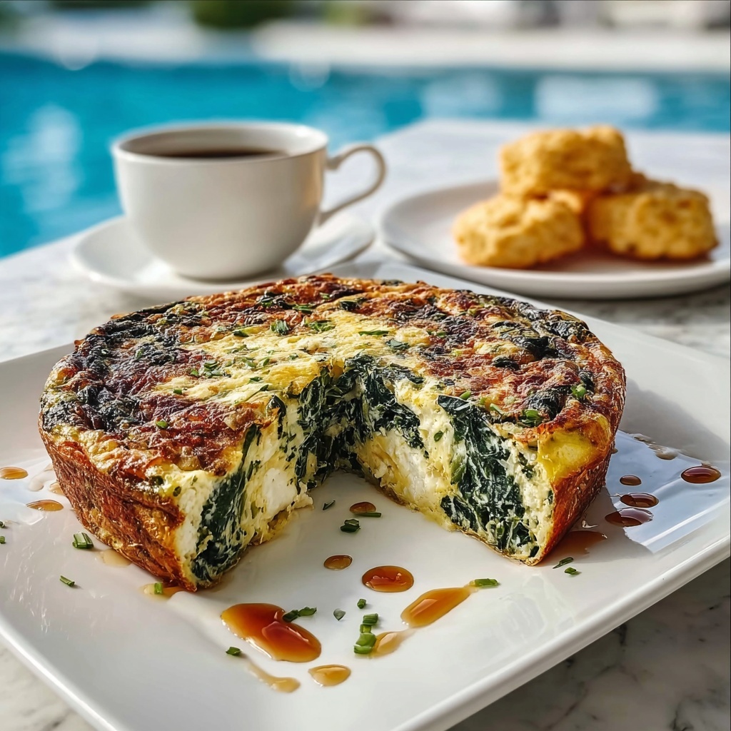 Easy Spinach and Cottage Cheese Breakfast Casserole Recipe - Recipe Image