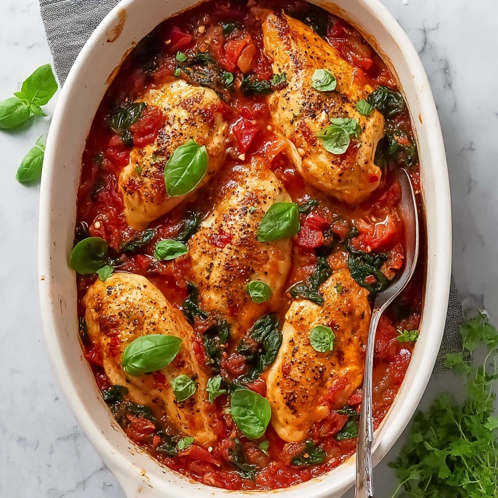 Savory Baked Chicken Arrabbiata Recipe - Recipe Image