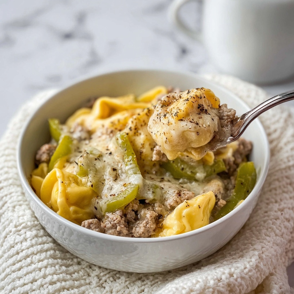 Cheesesteak Tortellini Rezept Recipe - Recipe Image