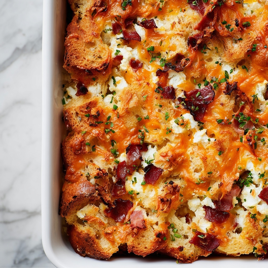 Bacon, Egg and Cheese Croissant Bake Recipe - Recipe Image