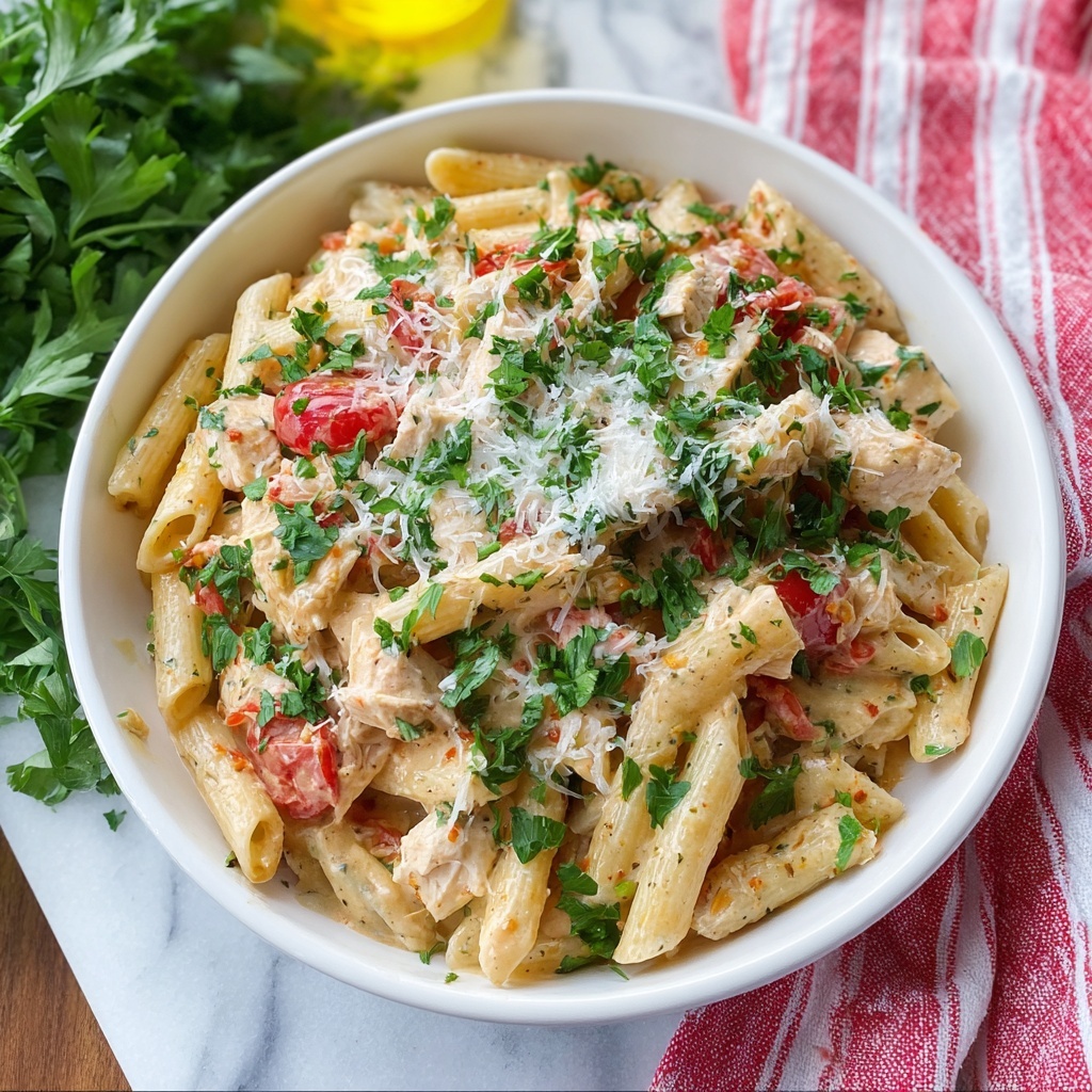 Baked Boursin Cajun Chicken Pasta Recipe - Recipe Image
