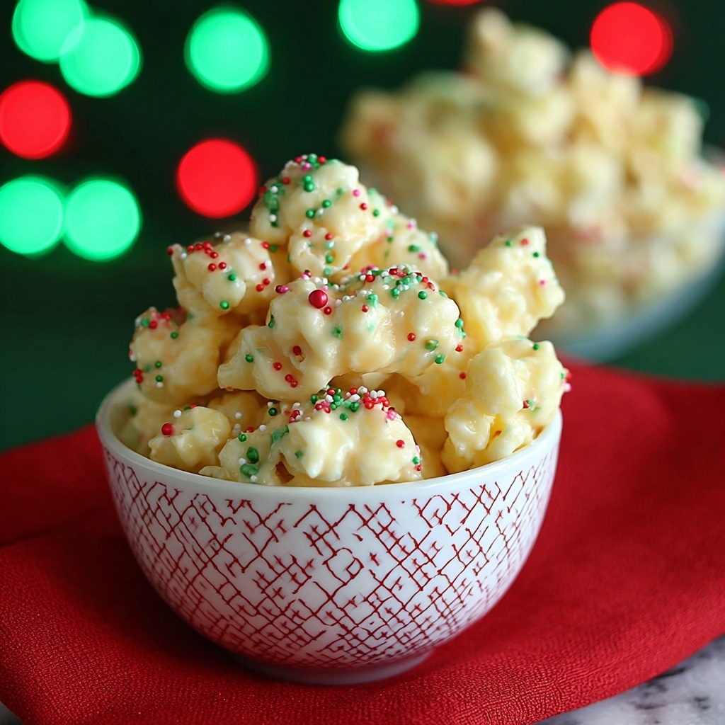 Candied Puff Corn (Christmas Crack) Recipe - Recipe Image