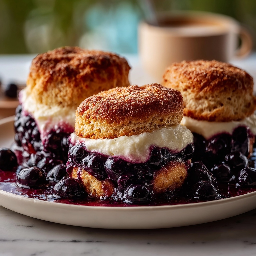 Delicious Blueberry Butter Swim Biscuits Recipe - Recipe Image