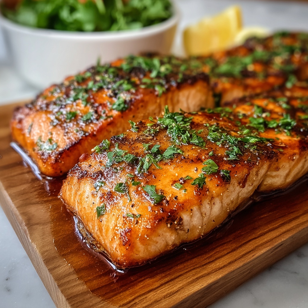 Texas Roadhouse Baked Salmon with Sweet Soy Glaze Recipe - Recipe Image