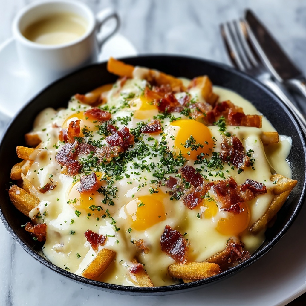 Breakfast Poutine with Hollandaise Sauce Recipe - Recipe Image