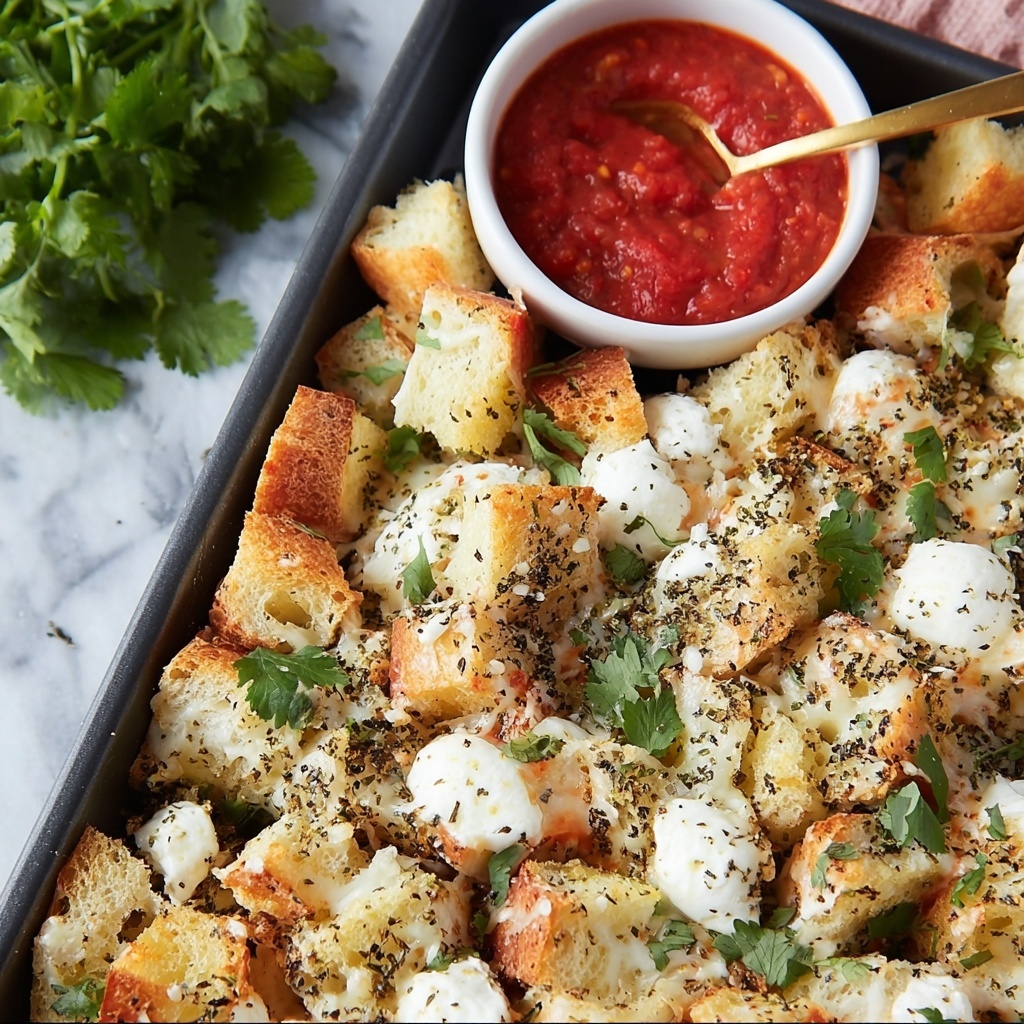 Garlic Bread Nachos Recipe - Recipe Image