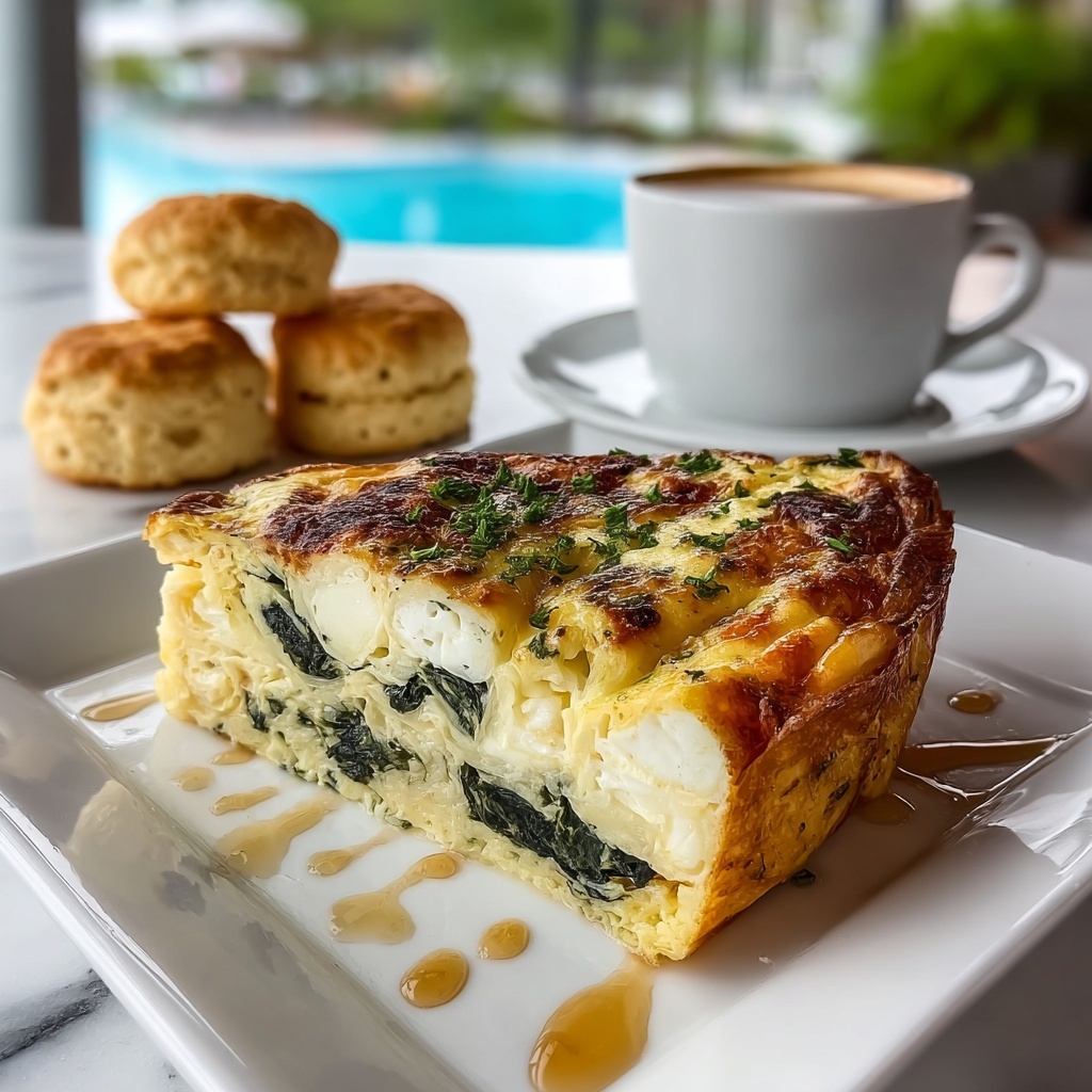 Easy Spinach and Cottage Cheese Breakfast Casserole Recipe - Recipe Image