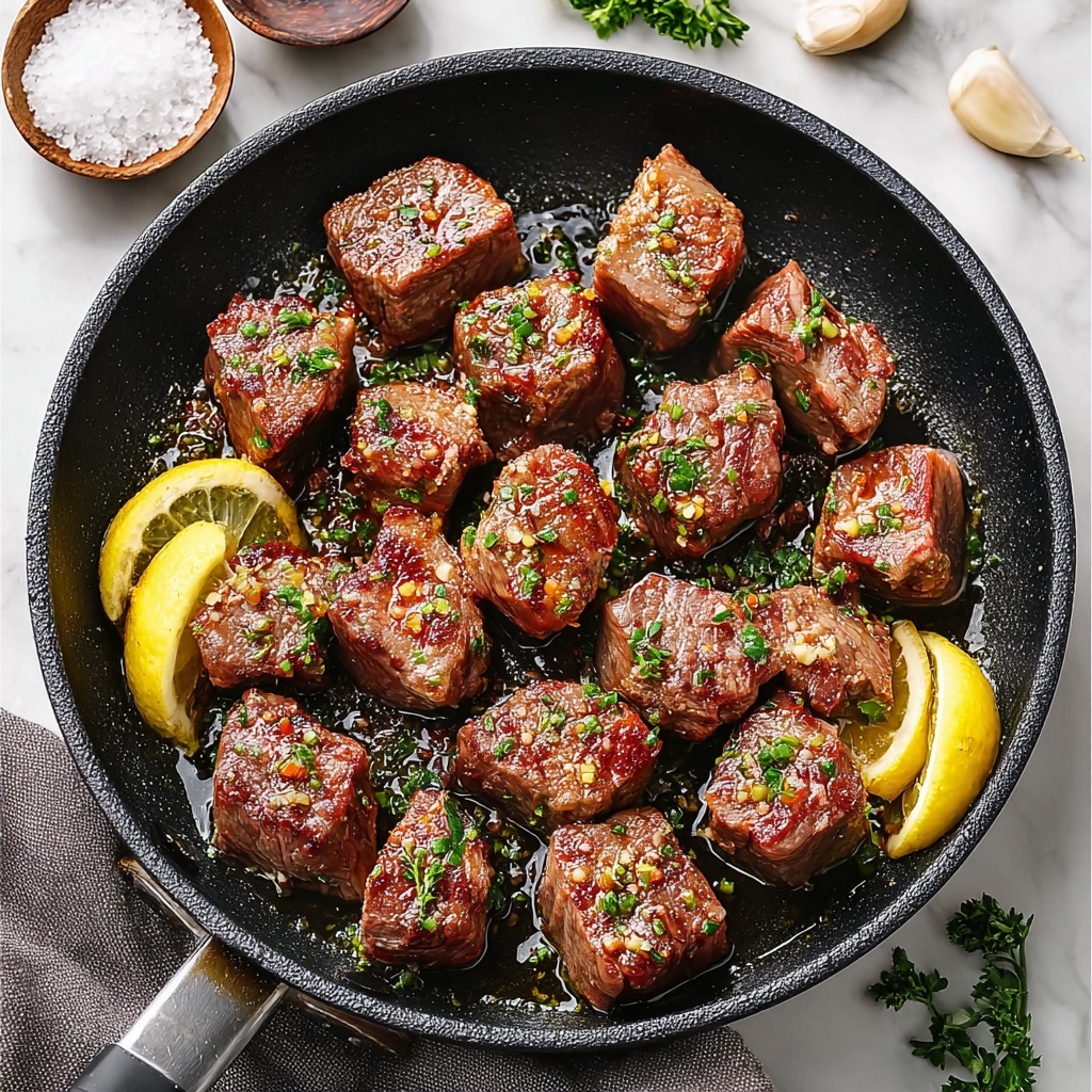 Garlic Butter Steak Bites in 15 Minutes for Dinner Bliss Recipe - Recipe Image