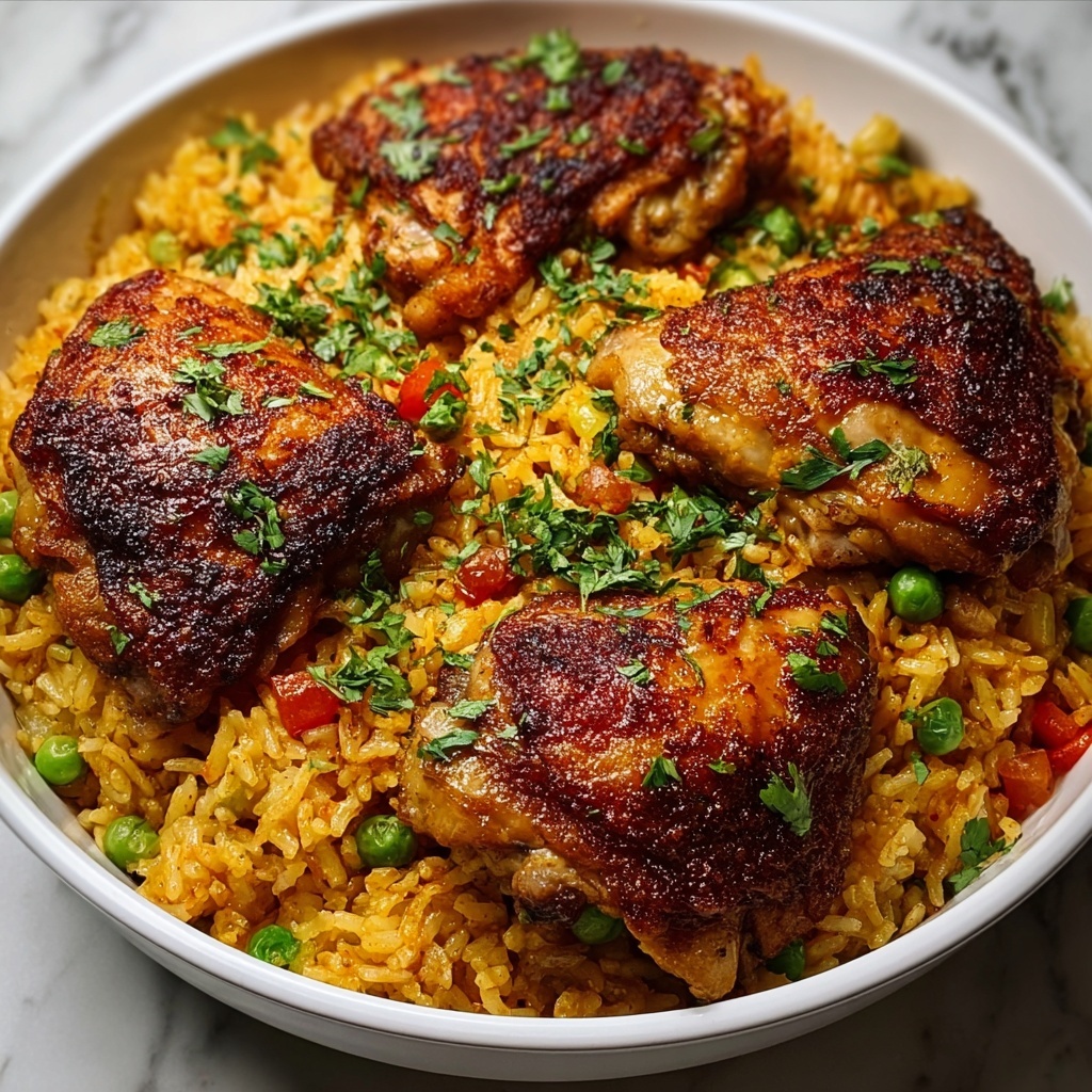 One-Pot Chicken and Rice Recipe - Recipe Image