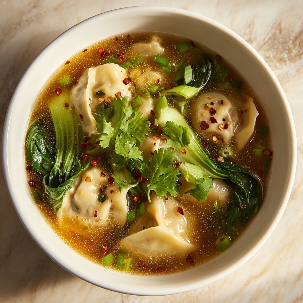 Easy Beef Gyoza Soup Recipe - Hearty & Flavorful Meal Recipe - Recipe Image