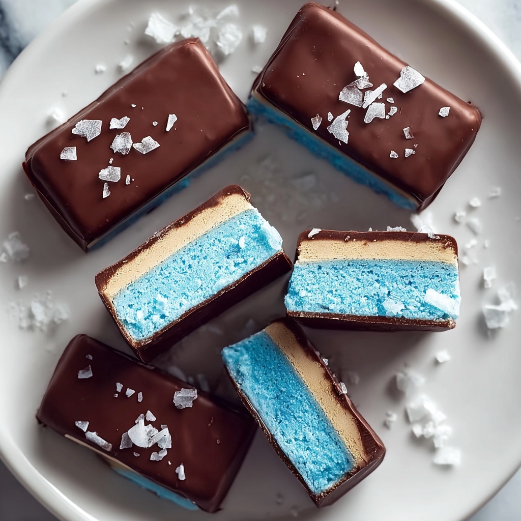 Blue Spirulina Bounty Bars Recipe - Recipe Image