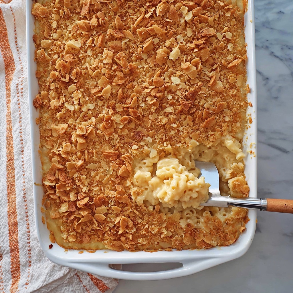 Baked Mac and Cheese with Cheez-It Crust Recipe - Recipe Image