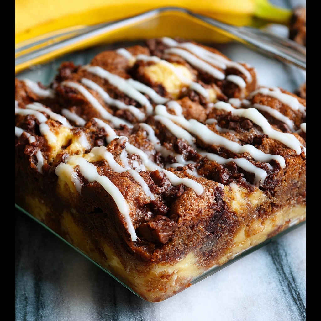 Banana Cinnamon Roll Cake Recipe - Recipe Image