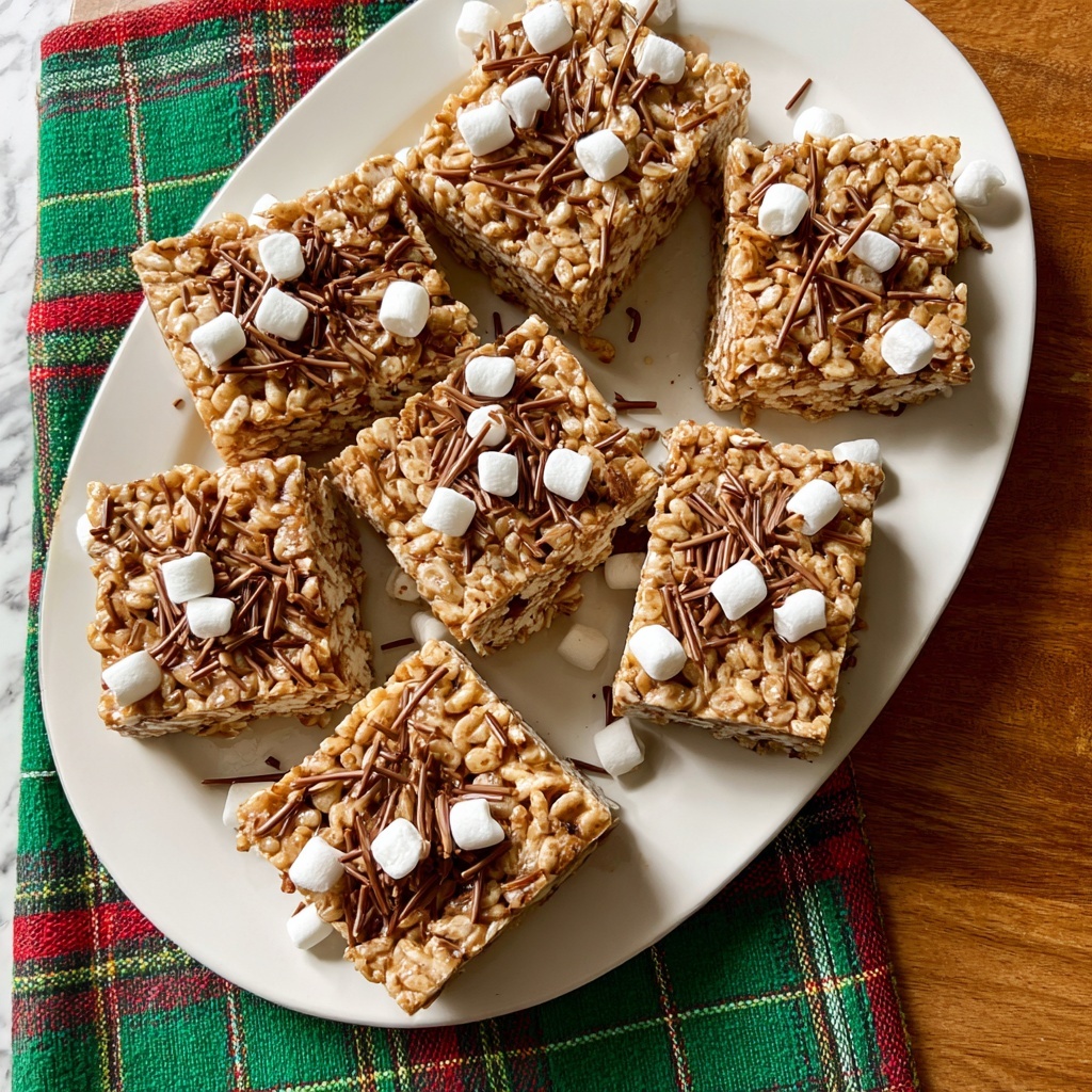 Hot Chocolate Rice Krispie Treats Recipe - Recipe Image