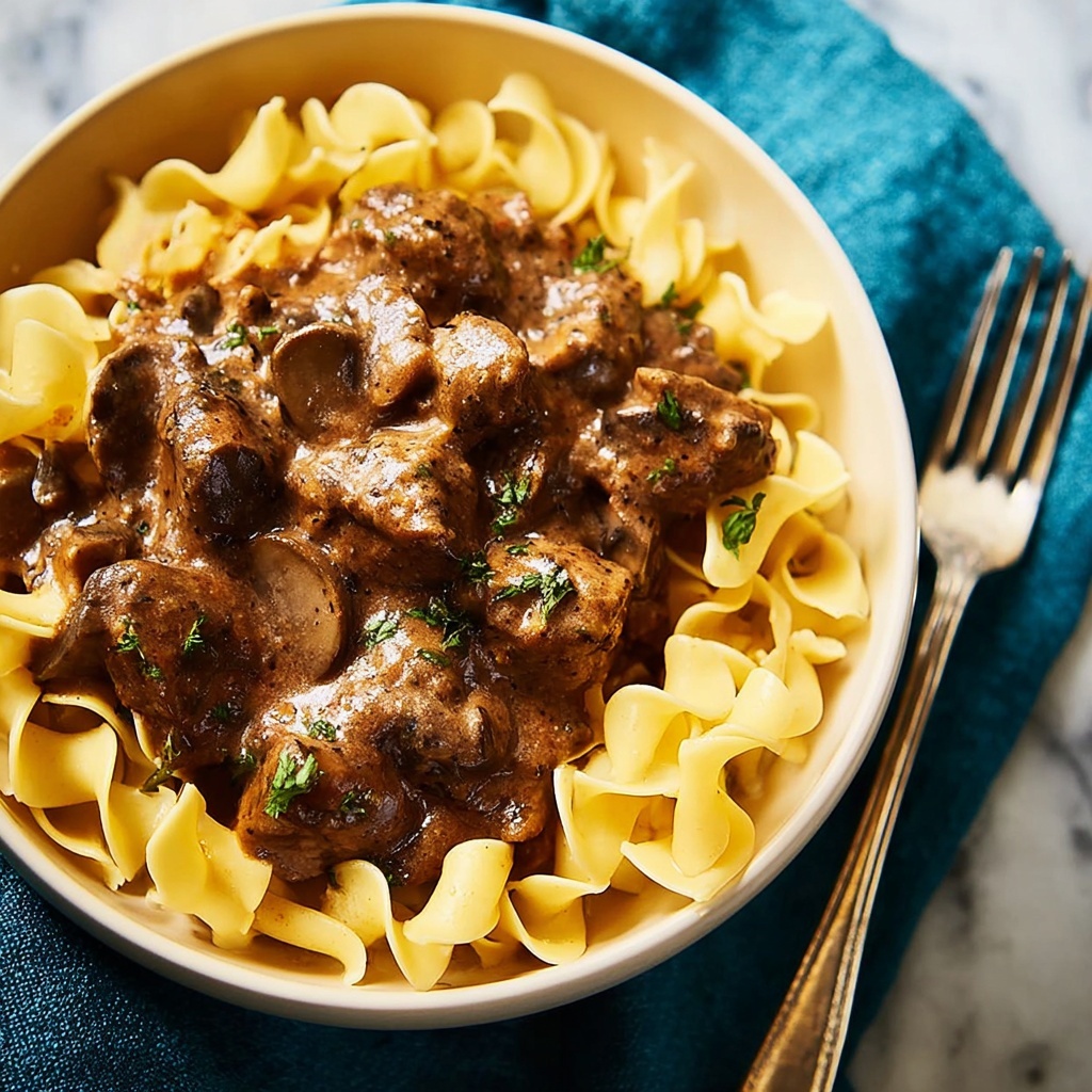 Slow Cooker Beef Stroganoff Recipe - Recipe Image