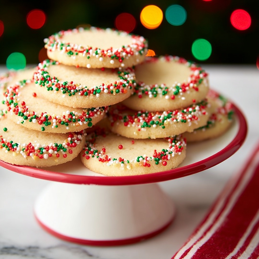 Slice and Bake Sprinkles Cookies Recipe - Recipe Image