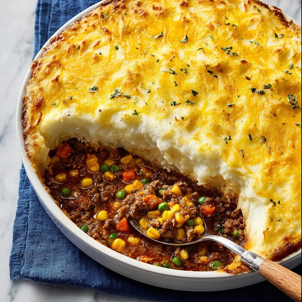 Classic Shepherd’s Pie with Beef and Mashed Potatoes Recipe - Recipe Image