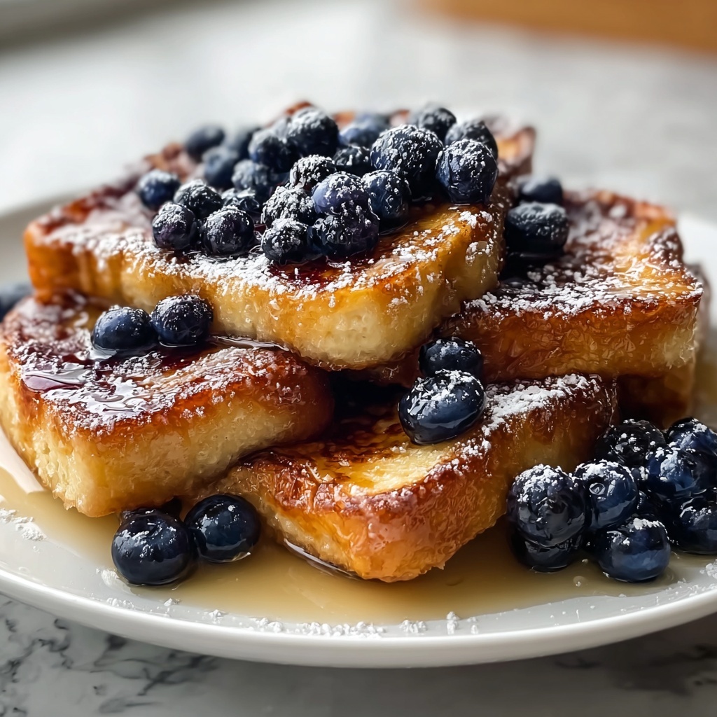 Blueberry Sourdough French Toast Bake for Weekend Brunch Bliss Recipe - Recipe Image