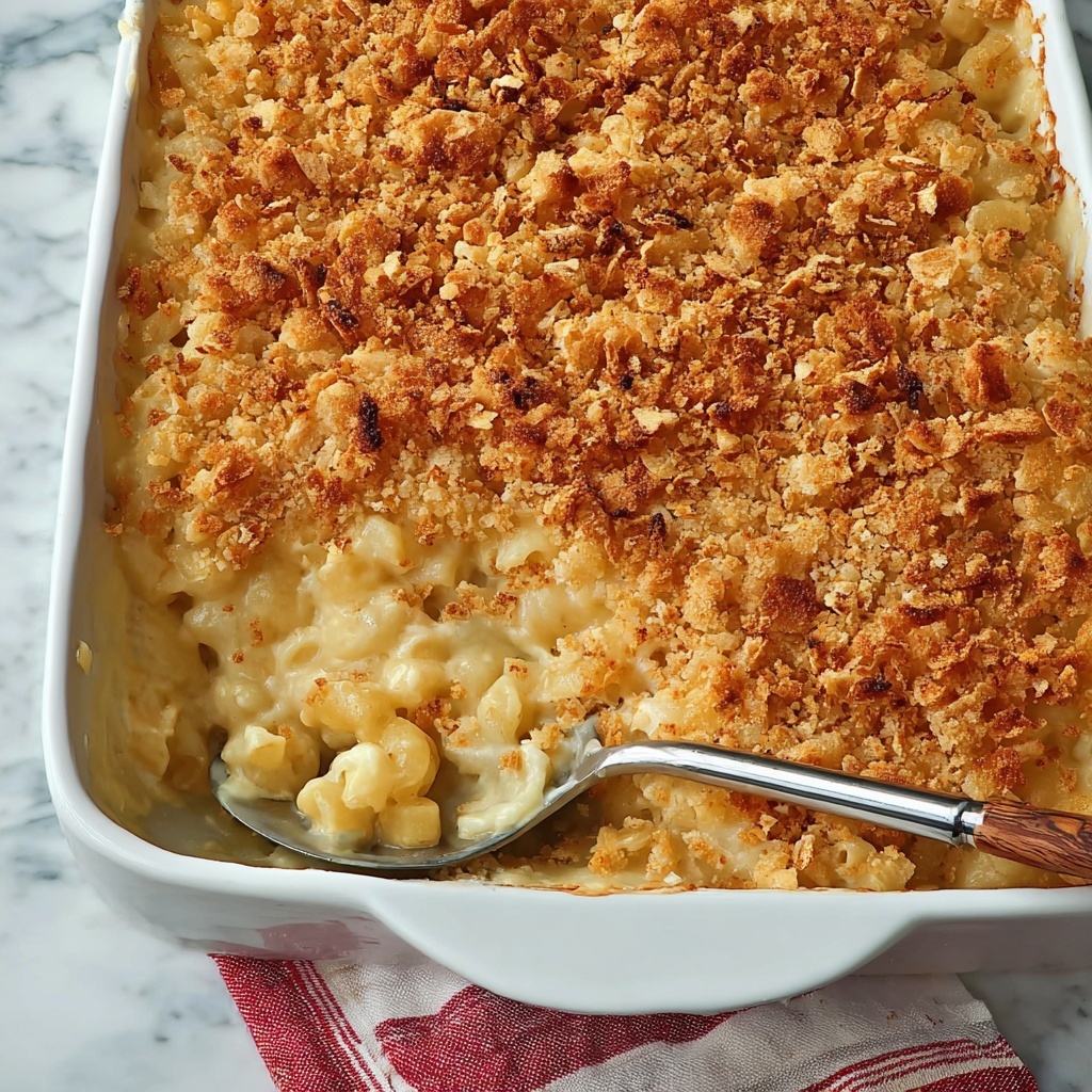 Baked Mac and Cheese with Cheez-It Crust Recipe - Recipe Image