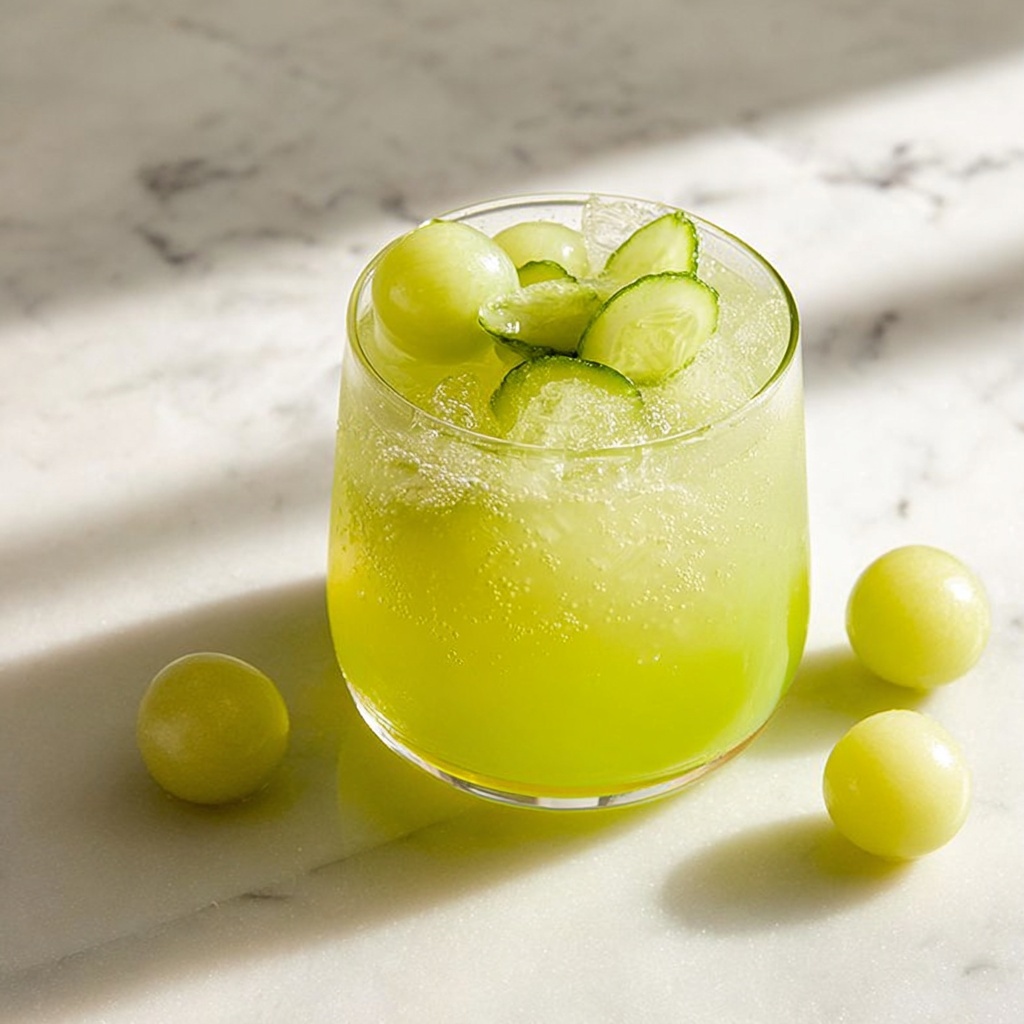 Sour Melon Spritzer Recipe - Recipe Image