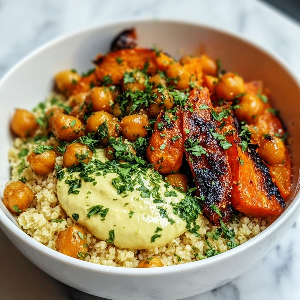 Savory One-Pan Roasted Carrot and Chickpea Bowl for Busy Nights Recipe - Recipe Image